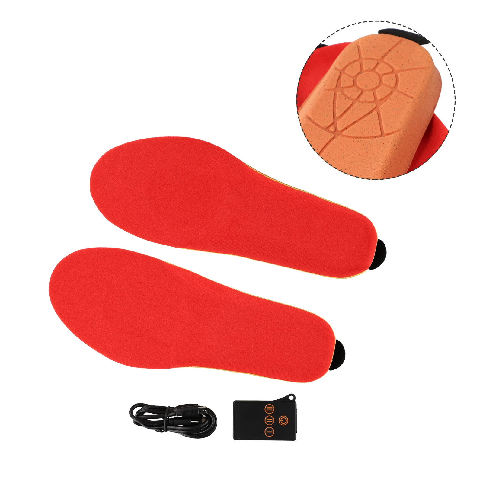 Heated Insoles for Shoes USB Powered Breathable and Comfortable Material RF Radio Frequency Control Winter Warm Feet
Heated Insoles for Shoes USB Powered Breathable and Comfortable Material RF Radio Frequency Control Winter Warm Feet