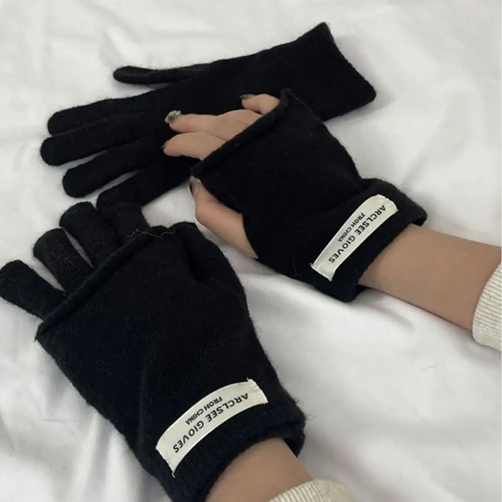 Dual Purpose Knitted Gloves Wrist Warm Fingerless Full finger Winter Gloves Imitation Cashmere Girls Mittens Student Writing
Dual Purpose Knitted Gloves Wrist Warm Fingerless Full finger Winter Gloves Imitation Cashmere Girls Mittens Student Writing