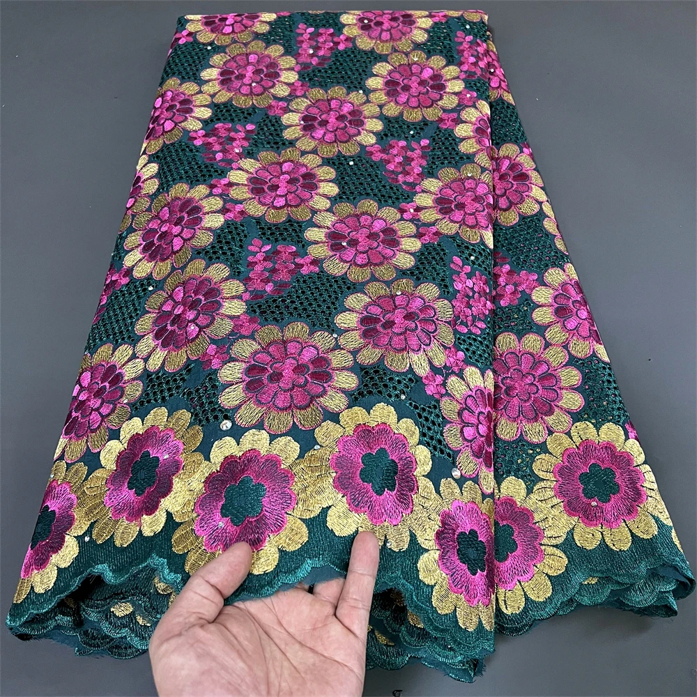 2023High Quality African Nigerian Tulle Lace Fabric Cotton Embroidery Wedding Party Dress Golden White Damask Sequins5Yard
2023High Quality African Nigerian Tulle Lace Fabric Cotton Embroidery Wedding Party Dress Golden White Damask Sequins5Yard