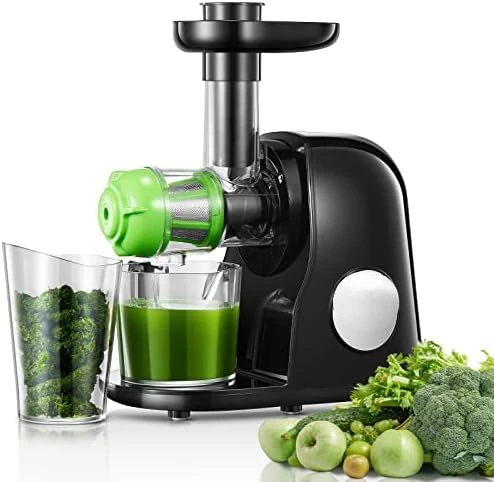 

Machines, HOUSNAT Professional Celery Slow Masticating Juicer Extractor Easy to Clean, Cold Press Juicer with Quiet Motor and Re