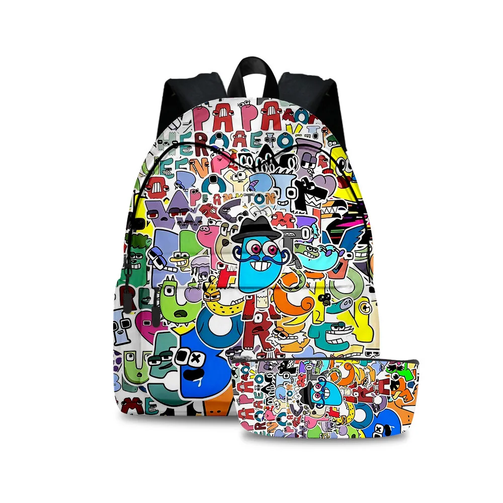 Two-piece Set of Alphabet Lore Letter Legend Backpack Student Bag Pencil Bag Children's Backpack Schoolbag Boys and Girls
Two-piece Set of Alphabet Lore Letter Legend Backpack Student Bag Pencil Bag Children's Backpack Schoolbag Boys and Girls