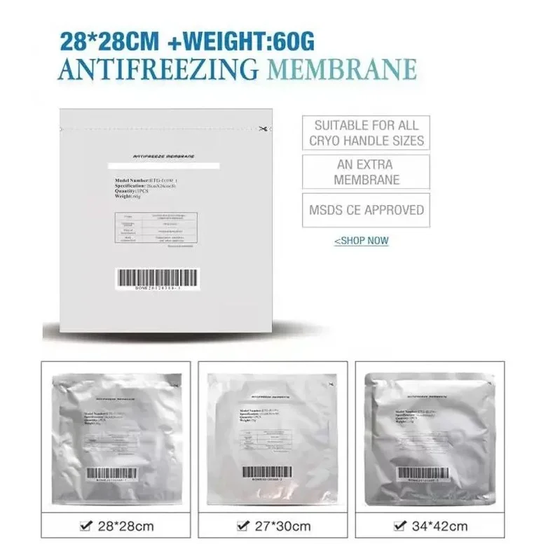 Antifreeze Membrane 32*32Cm Anti Freeze Pads Antifreezing For Fat Freezing Slimming Treatment Antifrozen
Antifreeze Membrane 32*32Cm Anti Freeze Pads Antifreezing For Fat Freezing Slimming Treatment Antifrozen