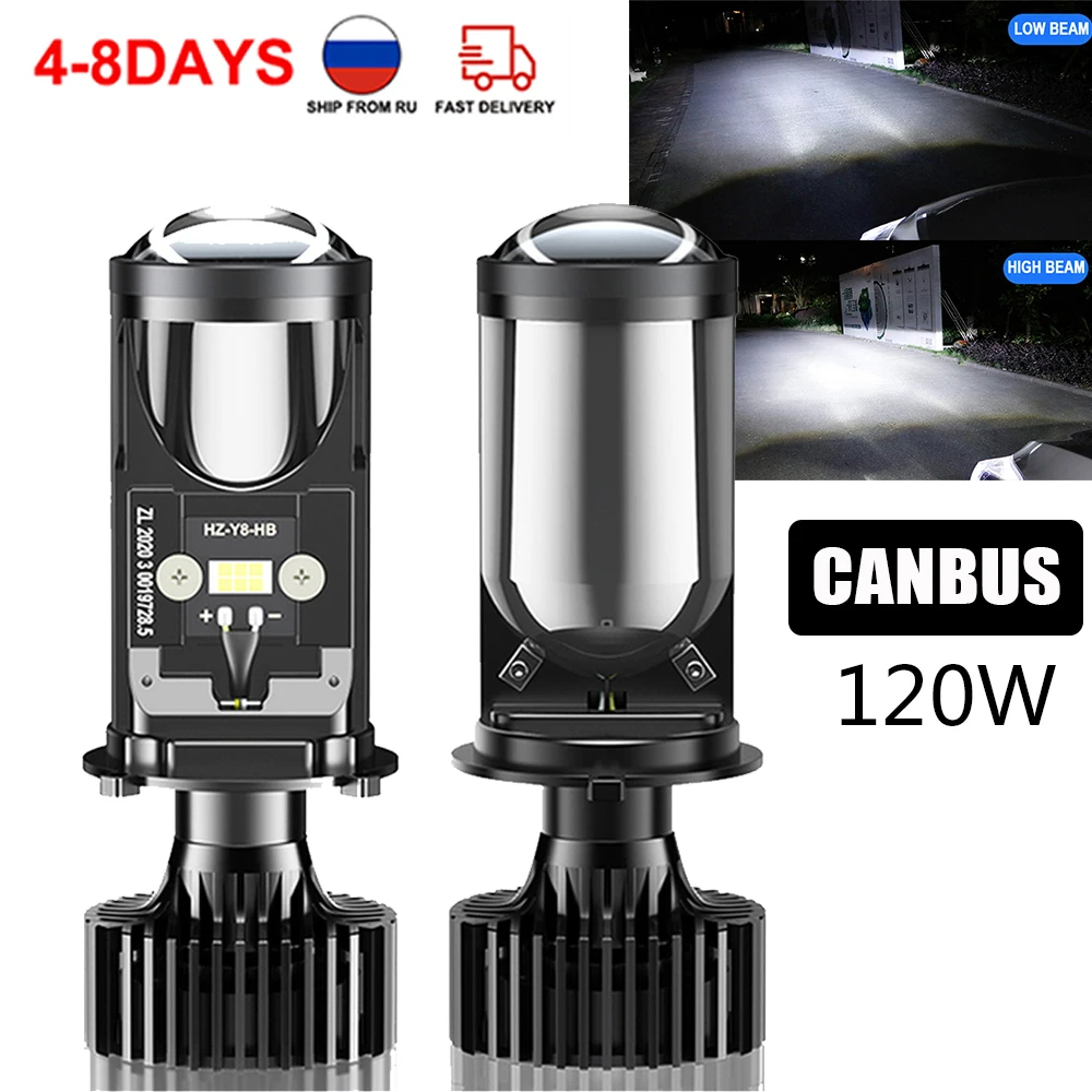 2PCS Y6 H4 LED Lens Projector Headlight Car Lamp with Fan Cooling 90W Automobile Hi Lo Beam Bulb 6000K LHD Mini Len LED Light
2PCS Y6 H4 LED Lens Projector Headlight Car Lamp with Fan Cooling 90W Automobile Hi Lo Beam Bulb 6000K LHD Mini Len LED Light