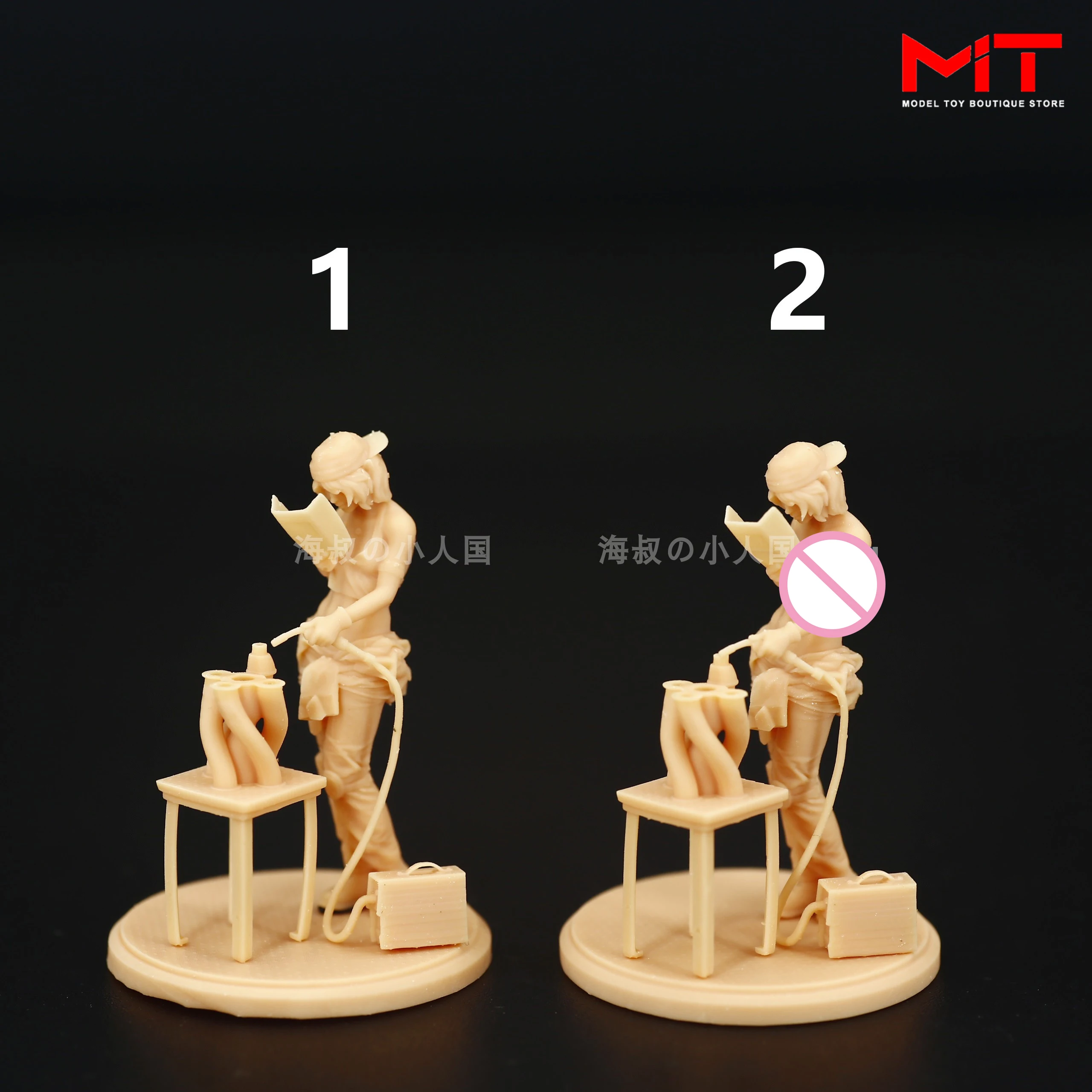 

Miniatures Figurine A298 1/64 1/43 Art Girl Figures Doll 3D Print Diorama Sand Table Photograph Scene Props Model Display