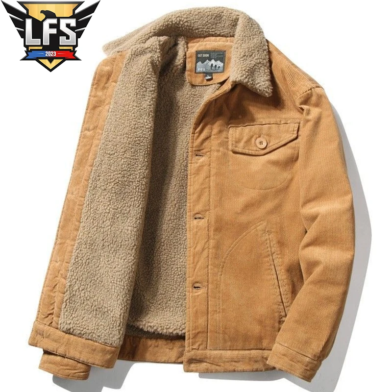 6XL Men's Winter Cardigan Male Vintage Causal Parka Fur Collar Button Warm Cotton Padded Corduroy Jackets Windbreaker Parkas
6XL Men's Winter Cardigan Male Vintage Causal Parka Fur Collar Button Warm Cotton Padded Corduroy Jackets Windbreaker Parkas