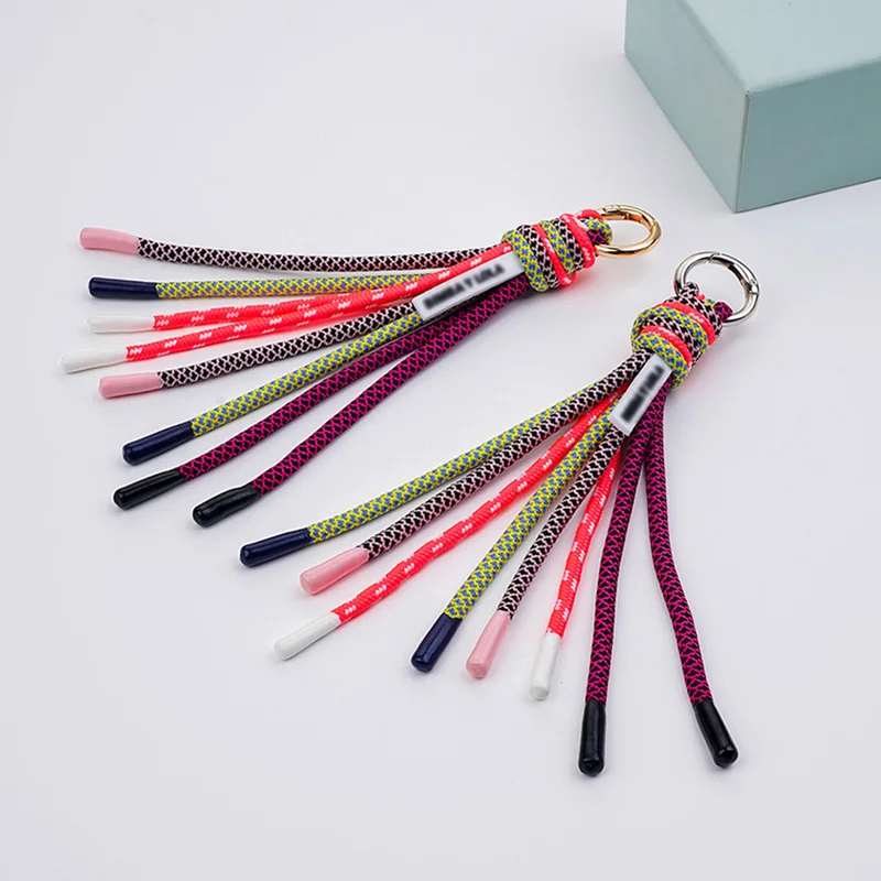 

New Fashion Bag Accessories Luxury Brand Tassel Female Bag Decoration Hardware Anti-theft Keychain