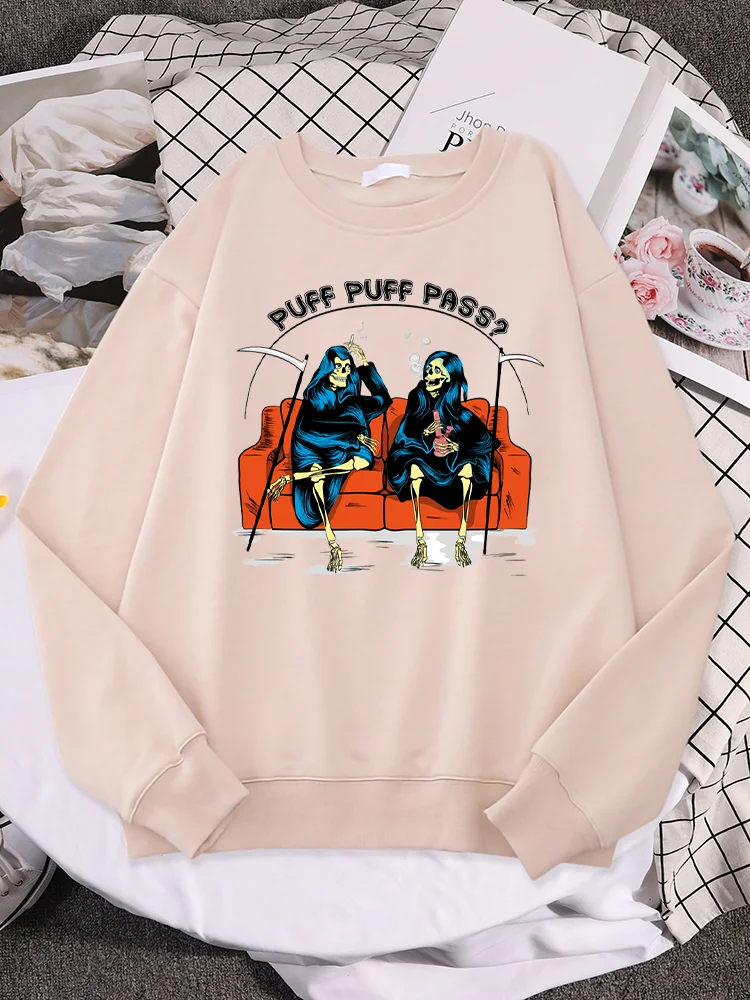 Puff Puff Pass Death Scythe Creativity Skeleton Printing Women Hoodie Street Creativity Pullovers Fashion Loose Tops Woman Hoody
Puff Puff Pass Death Scythe Creativity Skeleton Printing Women Hoodie Street Creativity Pullovers Fashion Loose Tops Woman Hoody