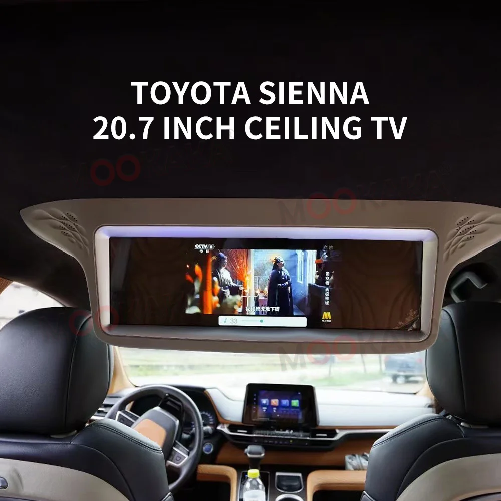 1920P 20.7 Inch LCD Screen HD Car Monitor Ceiling TV For Toyota Sienna Android System Car Video Auto Roof Mount Display HDMI FM
1920P 20.7 Inch LCD Screen HD Car Monitor Ceiling TV For Toyota Sienna Android System Car Video Auto Roof Mount Display HDMI FM