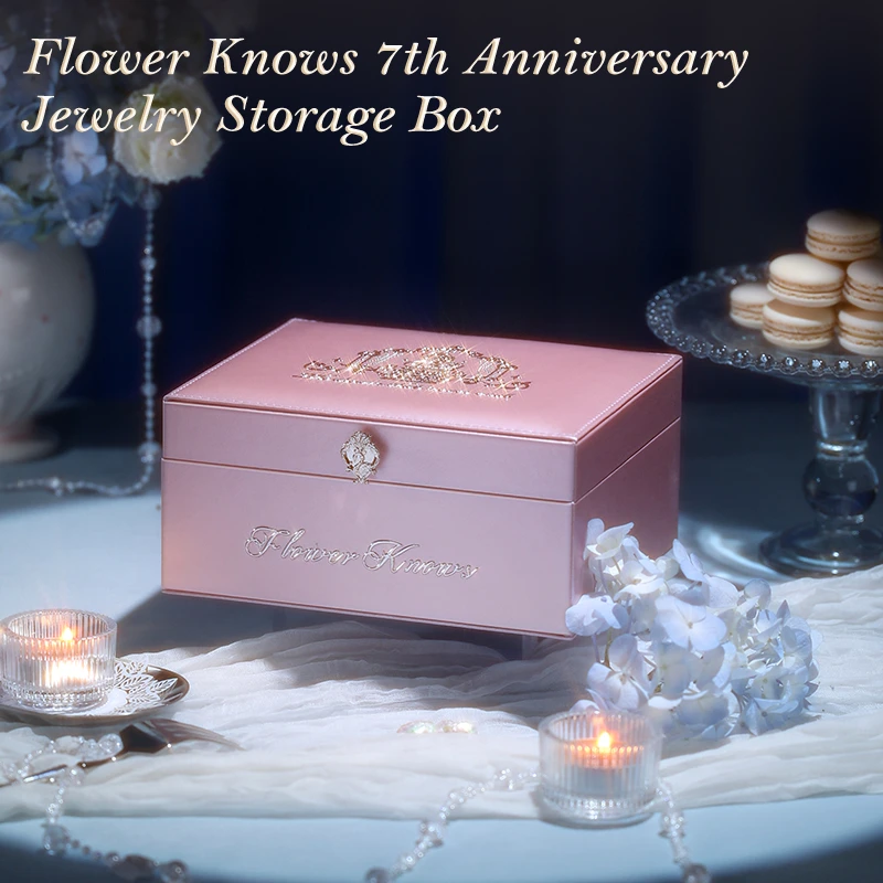 Flower Knows 7th Anniversary Jewelry Storage Box Necklace Ring Earrings Bracelet Watch Organizer
Flower Knows 7th Anniversary Jewelry Storage Box Necklace Ring Earrings Bracelet Watch Organizer