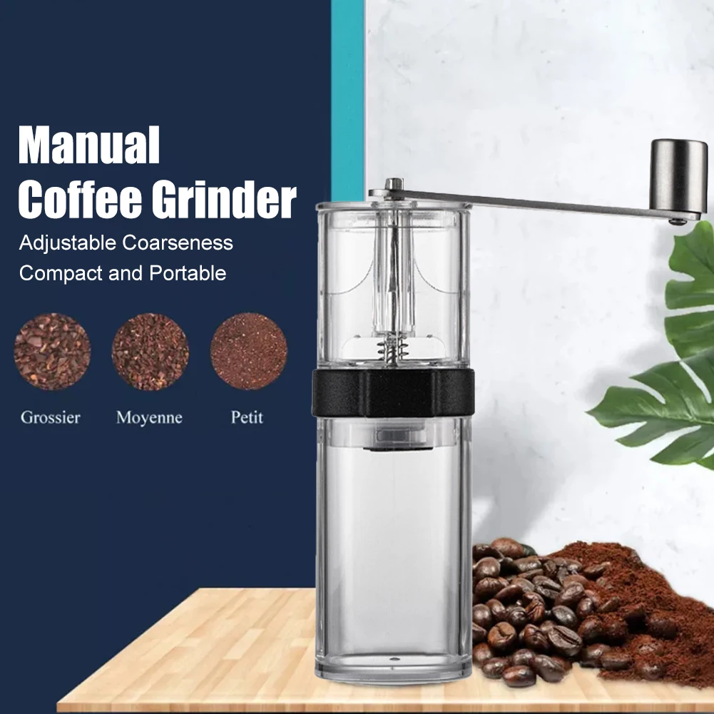 Transparent Manual Coffee Bean Grinder Handmade Coffee Machine Portable Hand Coffee Grinder For Espresso Cafe Home Office Travel
Transparent Manual Coffee Bean Grinder Handmade Coffee Machine Portable Hand Coffee Grinder For Espresso Cafe Home Office Travel