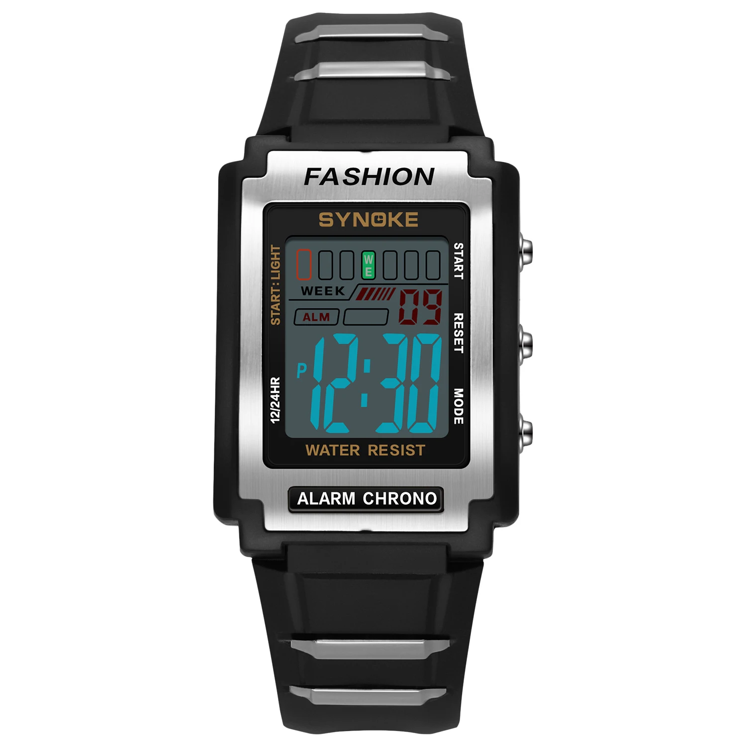 SYNOKE Sports Men Watch Waterproof MultiFunction Ultra-thin Men Digital Watch Luminous Chronograph Wristwatch Electronic Clock
SYNOKE Sports Men Watch Waterproof MultiFunction Ultra-thin Men Digital Watch Luminous Chronograph Wristwatch Electronic Clock