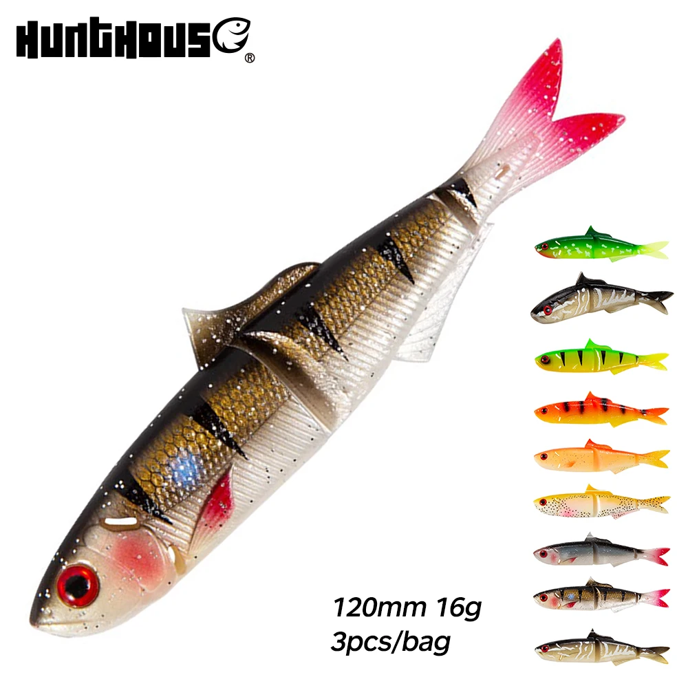 Hunthouse Soft Fishing Lur 4 Play Cannibal Artificial Bait 120mm/16g PVC Wobbler Silicone Swimbait for Pike Trout Catfish Pesca
Hunthouse Soft Fishing Lur 4 Play Cannibal Artificial Bait 120mm/16g PVC Wobbler Silicone Swimbait for Pike Trout Catfish Pesca