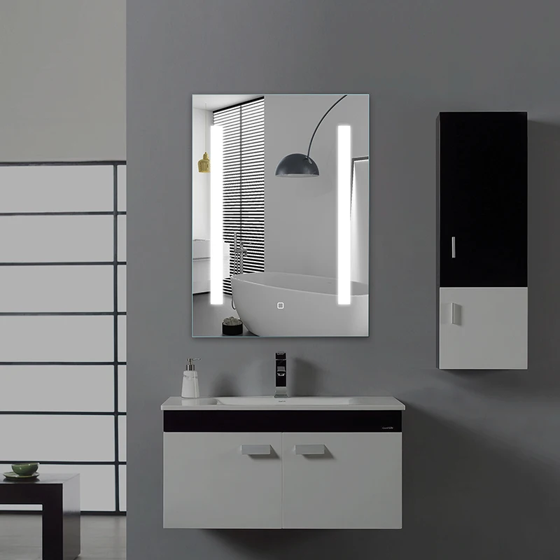 Modern led bathroom wall mounted smart touch switch bathroom touch screen smart mirror with time display
Modern led bathroom wall mounted smart touch switch bathroom touch screen smart mirror with time display