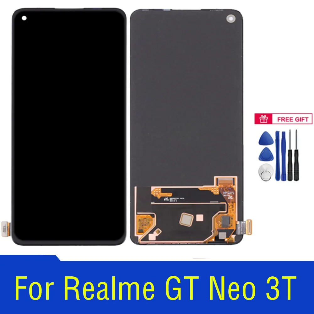 6.62" AMOLED & TFT lcd For Realme GT Neo 3T RMX3372 LCD Display Screen Touch Panel Digitizer For GT Neo3T RMX3371 LCD
6.62" AMOLED & TFT lcd For Realme GT Neo 3T RMX3372 LCD Display Screen Touch Panel Digitizer For GT Neo3T RMX3371 LCD