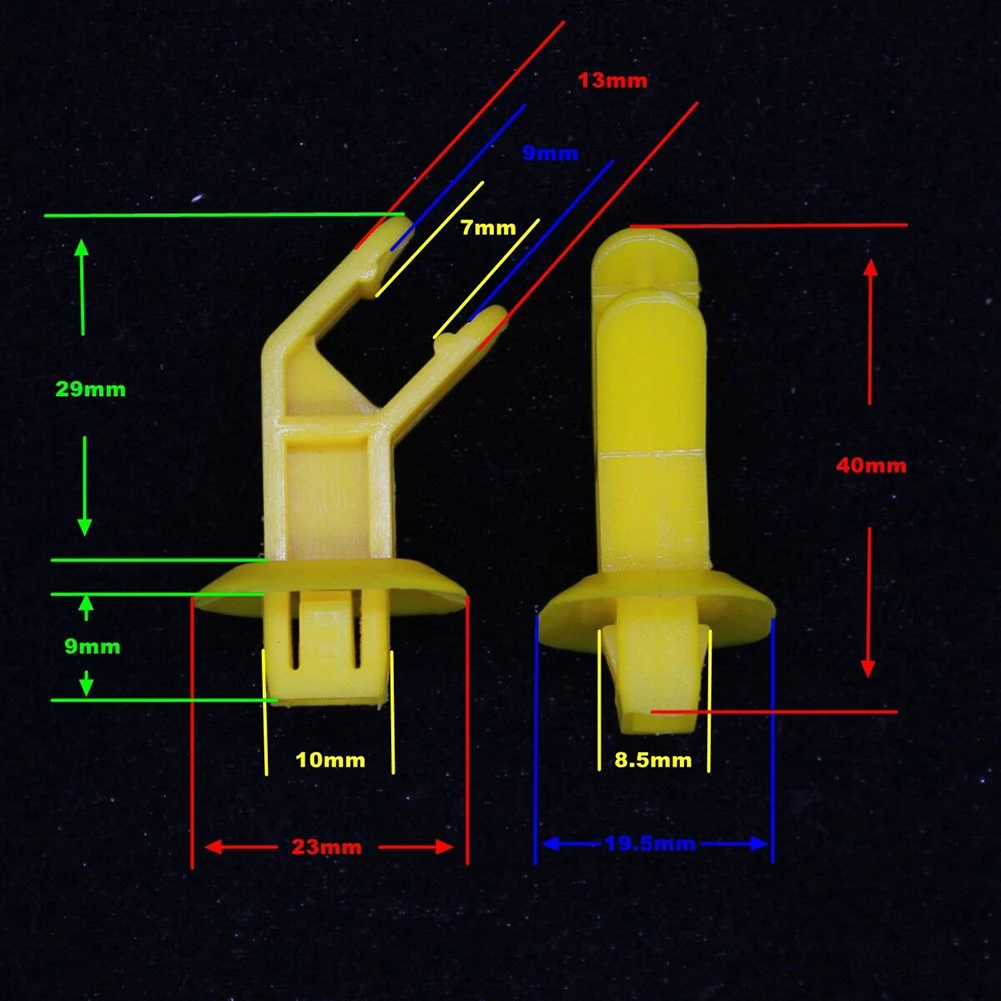 

Clips Rod Clip Prop Rod Clip Yellow Nylon Practical 5x AM5Z16828A CV6Z-16828-A For Ford Focus Holder High Quality
