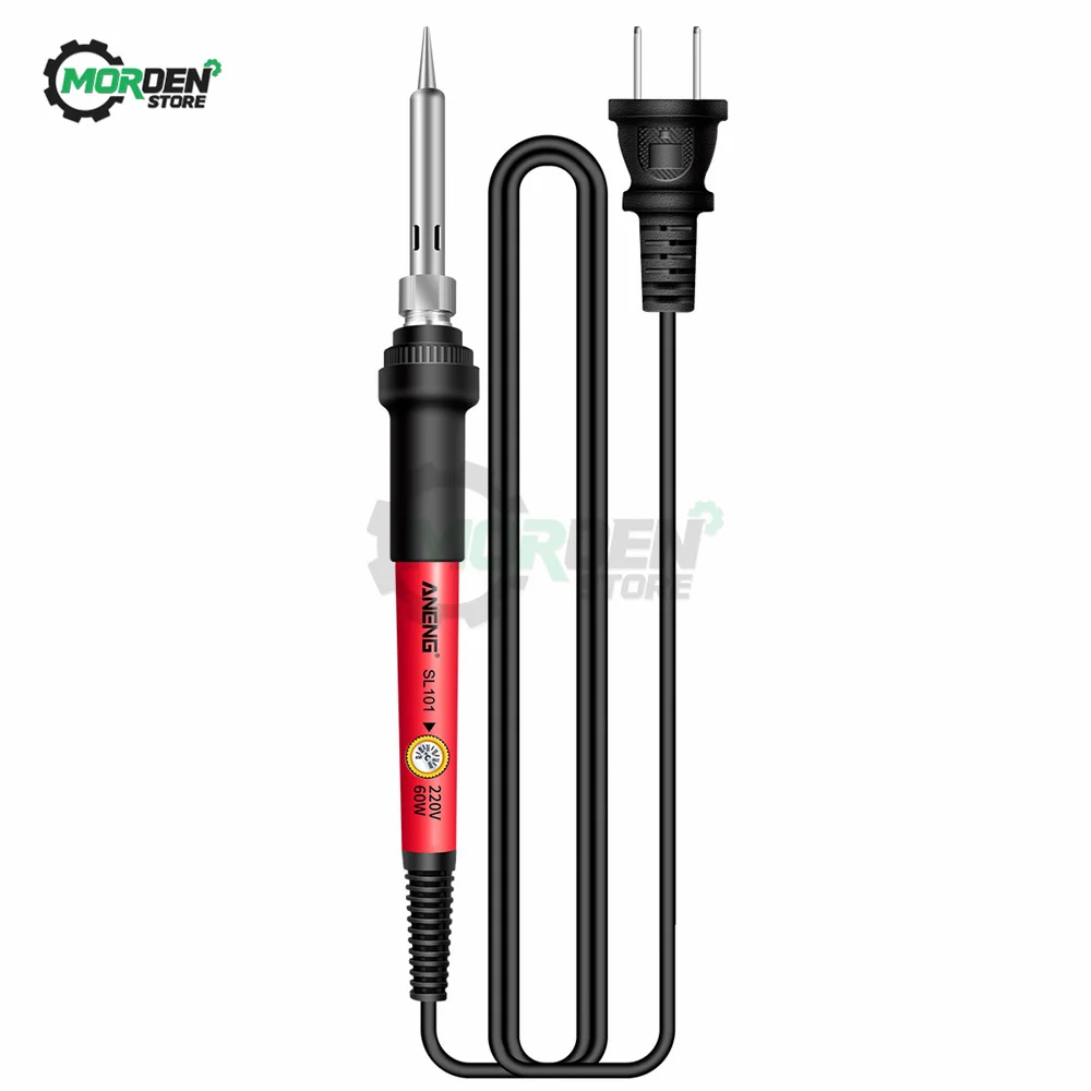 SL101 /102/103 60W Electric Soldering Iron Temperature Adjustable AC 220V 110V Ceramic Heater Soldering Tip Welding Tool
SL101 /102/103 60W Electric Soldering Iron Temperature Adjustable AC 220V 110V Ceramic Heater Soldering Tip Welding Tool