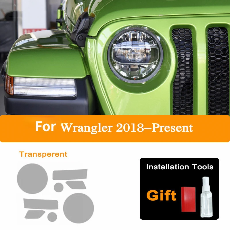 Smoke Black Transparent TPU Car Headlight Protection Tint Film Sticker For Jeep Wrangler JL 2019 2020 Protective Accessories
Smoke Black Transparent TPU Car Headlight Protection Tint Film Sticker For Jeep Wrangler JL 2019 2020 Protective Accessories
