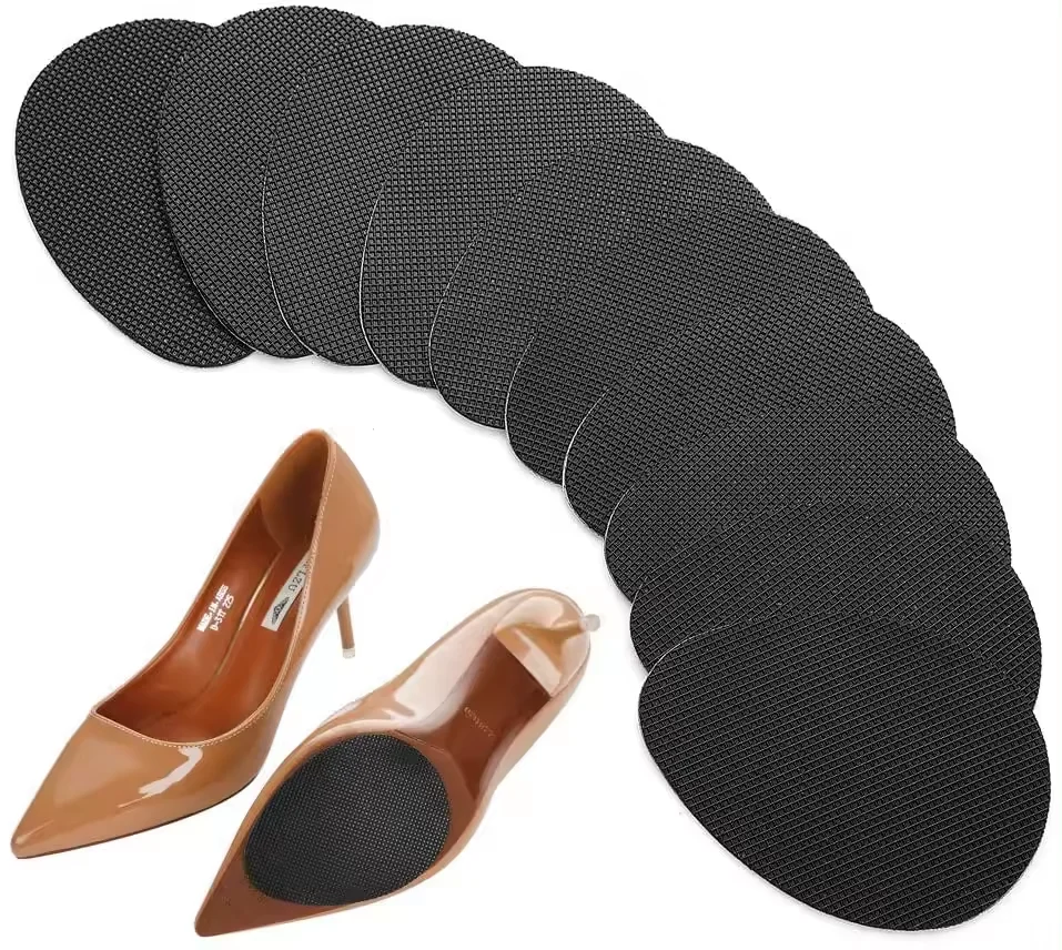 High Heel Shoe Sole Anti-Slip Cushion Non Skid Self Adhesive Rubber Pads Shoe Bottom Heel Noise Reduction Stickers 
High Heel Shoe Sole Anti-Slip Cushion Non Skid Self Adhesive Rubber Pads Shoe Bottom Heel Noise Reduction Stickers