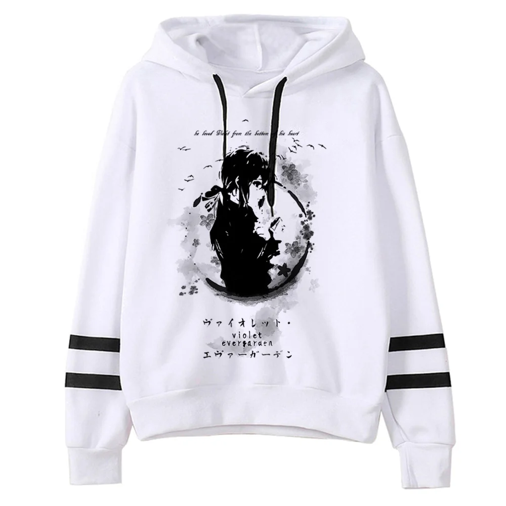 

Violet Evergarden hoodies women 90s y2k aesthetic Winter anime Hood Hooded Shirt female graphic clothes