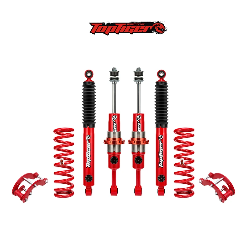 

For TOYOTA Hilux Vigo Nitrogen Gas Adjustable Off-road 4X4 Shock Absorber Coil Spring Suspension system 2 Inch Lift Kit