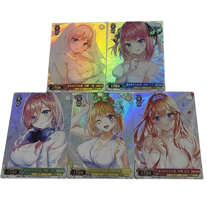 DIY Flash Card The Quintessential Quintuplets Nakano Yotsuba Nakano Ichika Anime Game Peripheral Collection Christmas Present
DIY Flash Card The Quintessential Quintuplets Nakano Yotsuba Nakano Ichika Anime Game Peripheral Collection Christmas Present