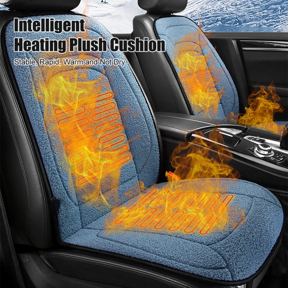 Universal Automobiles Seat Covers 12V/24V Heated Seat Cushion Cover Soft Plush Front Rear Car Seat Cover Interior Accessories
Universal Automobiles Seat Covers 12V/24V Heated Seat Cushion Cover Soft Plush Front Rear Car Seat Cover Interior Accessories