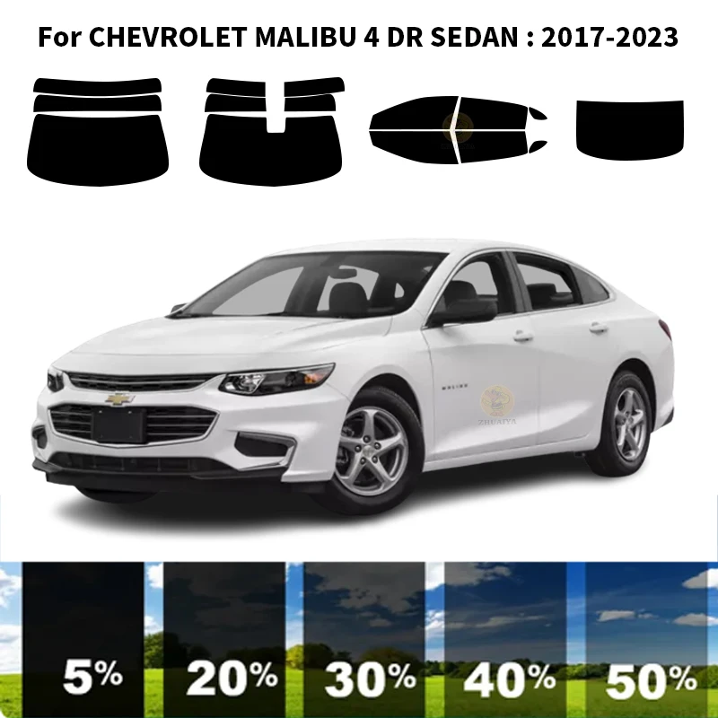 Нанокерамическая Автомобильная УФ-пленка Precut для окон, автомобильная пленка для окон для CHEVROLET MALIBU 4 DR SEDAN 2017-2023
Нанокерамическая Автомобильная УФ-пленка Precut для окон, автомобильная пленка для окон для CHEVROLET MALIBU 4 DR SEDAN 2017-2023