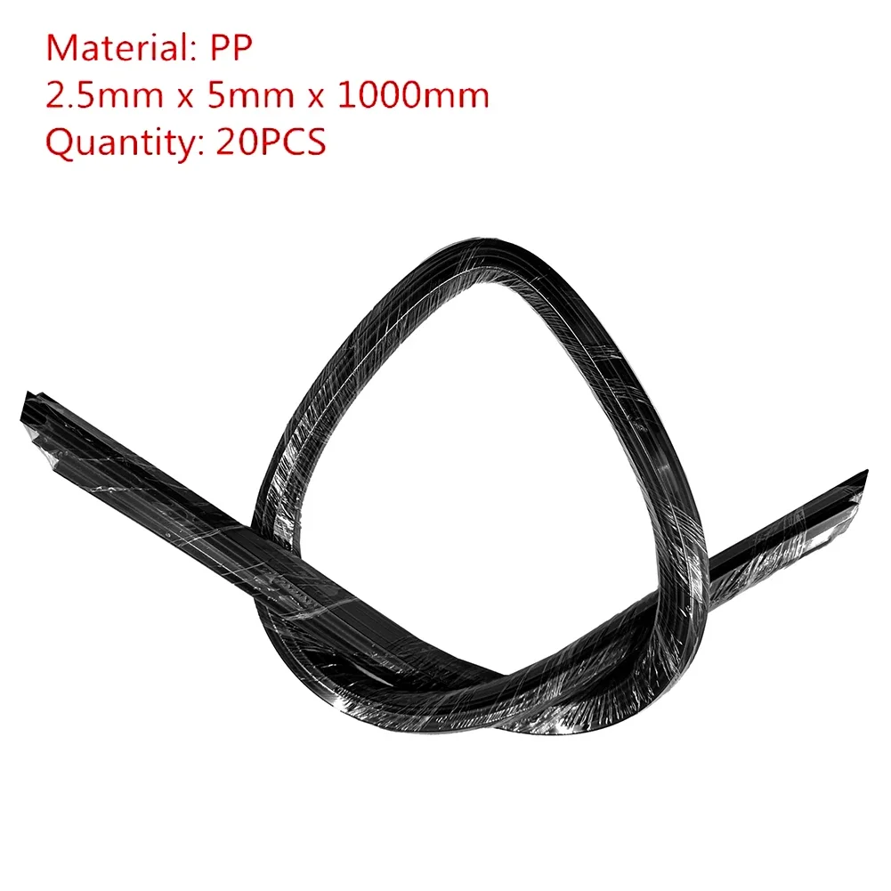 PP Welding Rod 2.5mm X 5mm X 1000mm 40pcs Hot Air Gun Welding Rods Welding Tool 100cm Black Plastic Welding Rod Welding Gun
PP Welding Rod 2.5mm X 5mm X 1000mm 40pcs Hot Air Gun Welding Rods Welding Tool 100cm Black Plastic Welding Rod Welding Gun