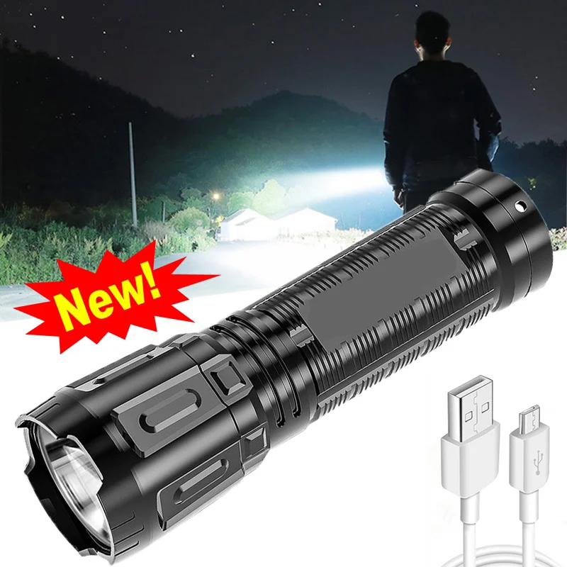 ZK30 Strong Bright Mini LED Flashlight USB Rechargeable Built Battery Outdoor Long-range Tactical Camping Flashlight
ZK30 Strong Bright Mini LED Flashlight USB Rechargeable Built Battery Outdoor Long-range Tactical Camping Flashlight
