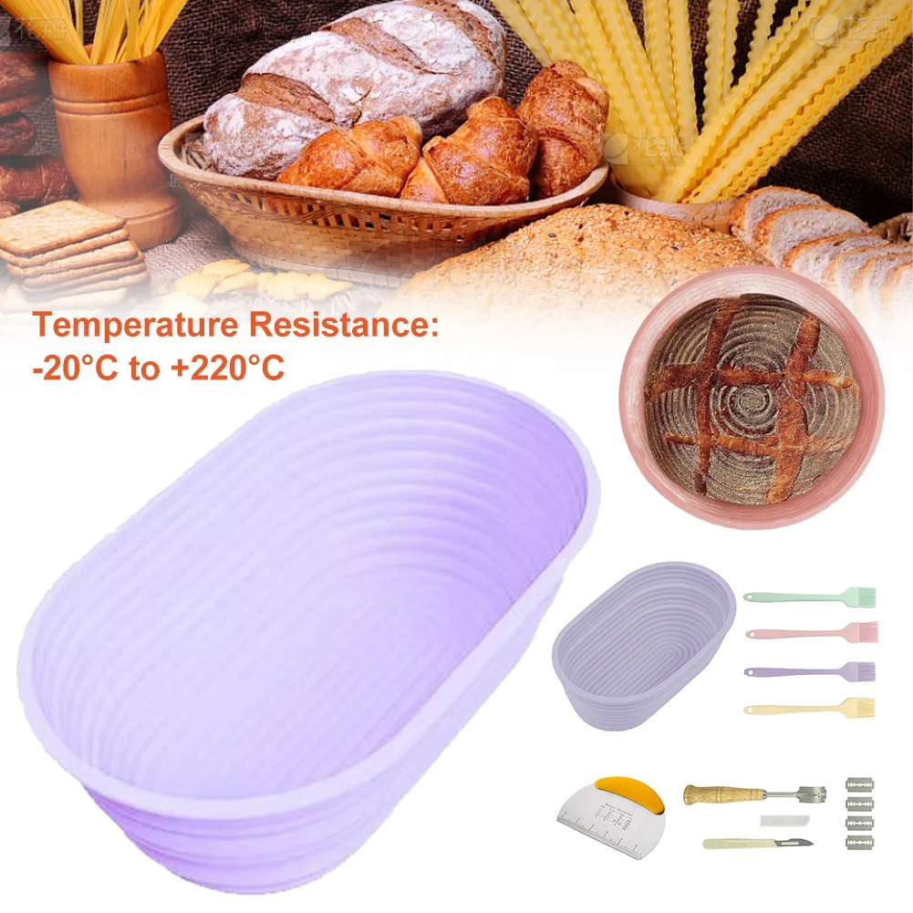 1PCS Silicone Bread Proofing Basket Collapsible Sourdough Proofing Basket Bread Baking Baskets Home Kitchen Baking Tools
1PCS Silicone Bread Proofing Basket Collapsible Sourdough Proofing Basket Bread Baking Baskets Home Kitchen Baking Tools