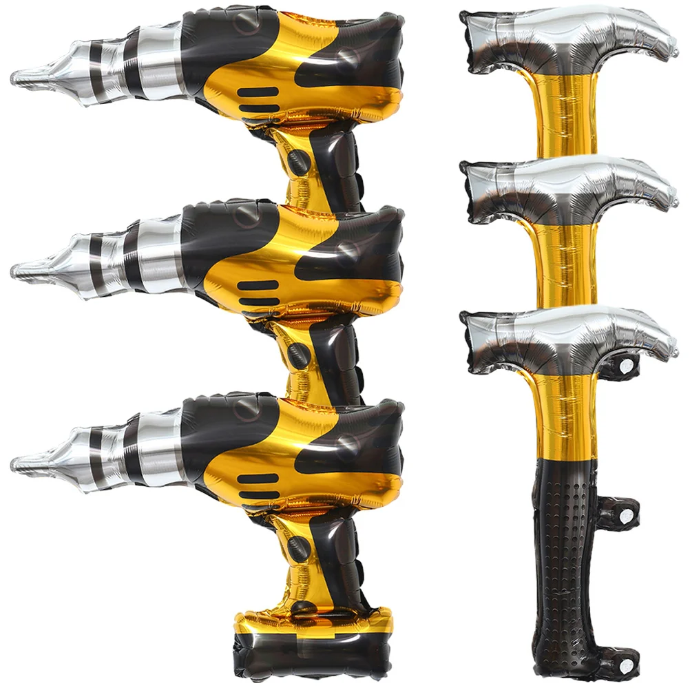6 Pcs Decor Tool Aluminum Film Balloon Boys Birthday Repair Party Balloons Construction Supply
6 Pcs Decor Tool Aluminum Film Balloon Boys Birthday Repair Party Balloons Construction Supply