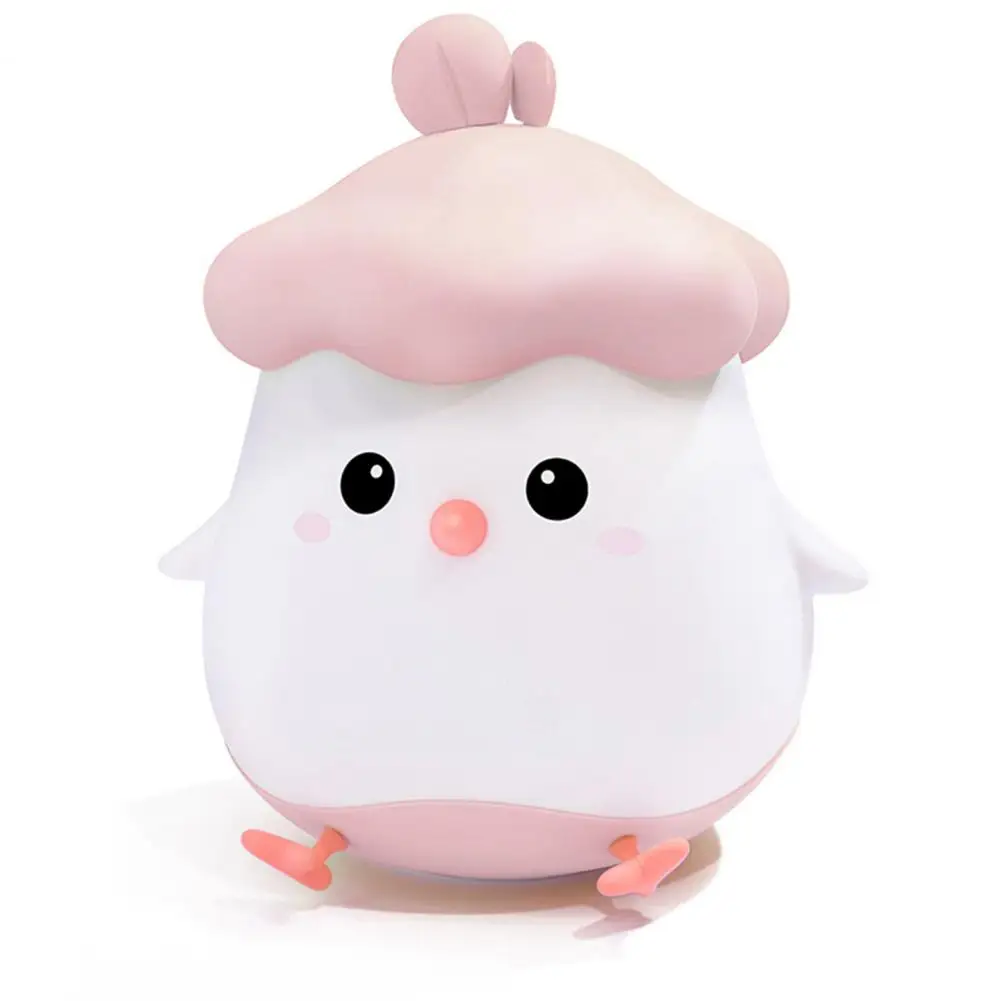 Silicone Night Light Adorable Rechargeable Silicone Night Lamp with Timer Dimmable Touch Control Cute Cartoon for Desktop
Silicone Night Light Adorable Rechargeable Silicone Night Lamp with Timer Dimmable Touch Control Cute Cartoon for Desktop