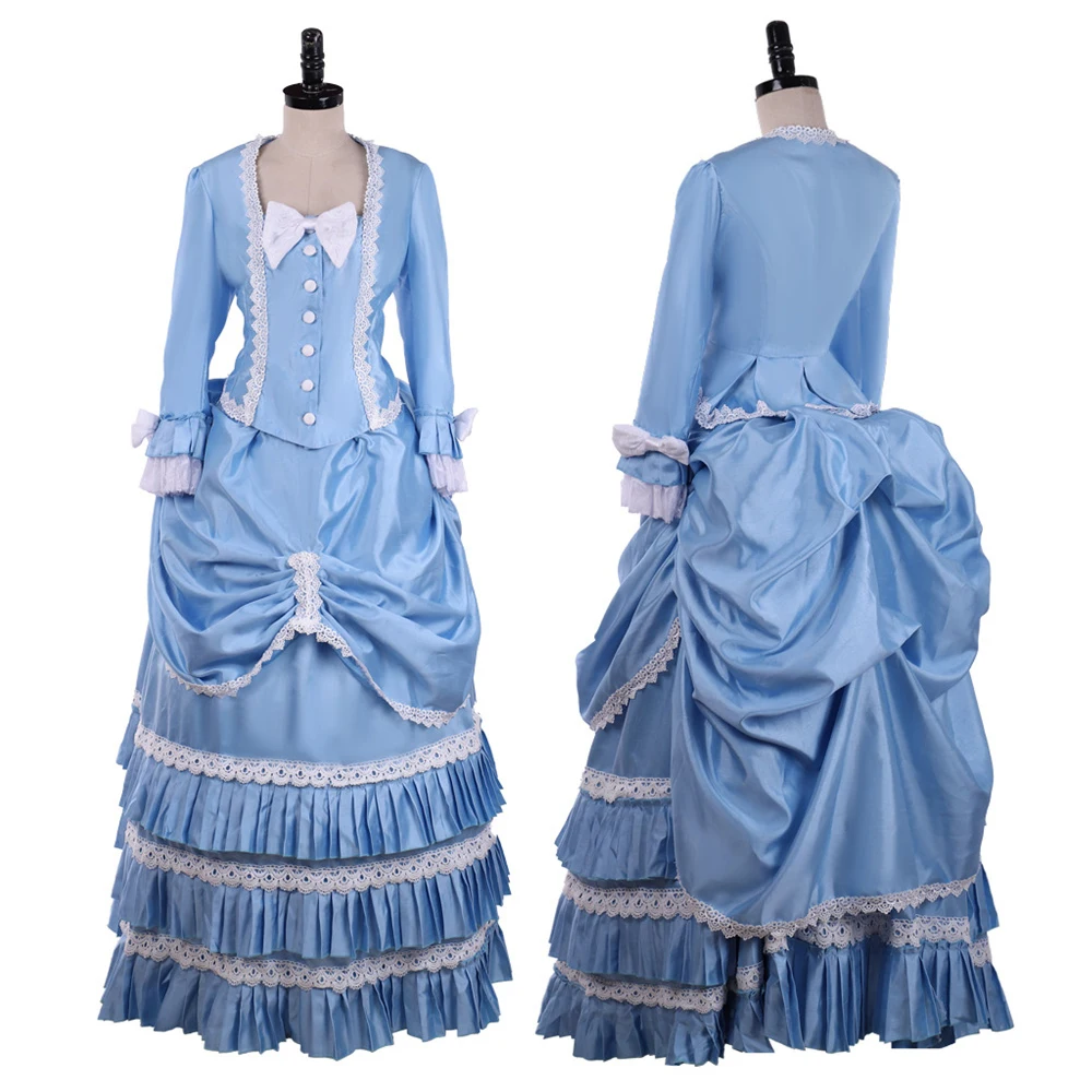 

Medieval Victorian 1860s Civil War Dress Vintage Renaissance Party Ball Gown Halloween Carnival Scarlett Theater Costume