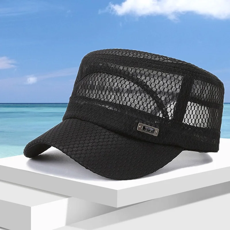 1pcs Adjustable Baseball Cap Cadet Army Man Breathable Trucker Caps Summer Men's Summer Hat Mesh Military Caps Flat Top Snapback
1pcs Adjustable Baseball Cap Cadet Army Man Breathable Trucker Caps Summer Men's Summer Hat Mesh Military Caps Flat Top Snapback