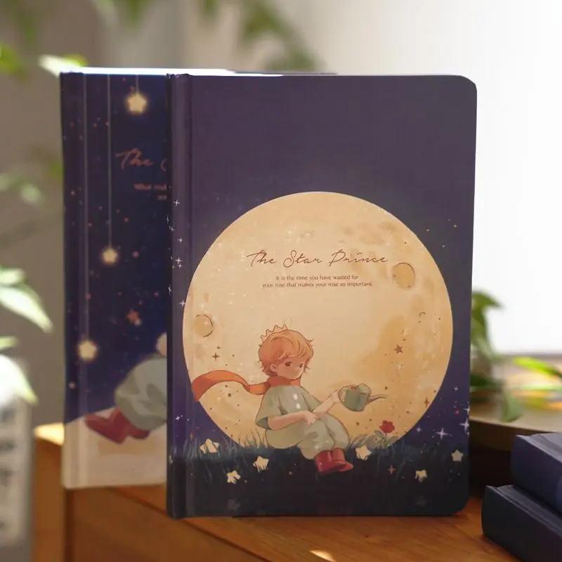 A5 Cute Notebook Prince Illustration Book Color Page Student Manual Ledger Notepad Diary Book
A5 Cute Notebook Prince Illustration Book Color Page Student Manual Ledger Notepad Diary Book