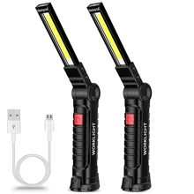 Portable USB Rechargeable With Built-in Battery Set Multi Function Folding Work Light COB LED Camping Torch Flashlight
Portable USB Rechargeable With Built-in Battery Set Multi Function Folding Work Light COB LED Camping Torch Flashlight