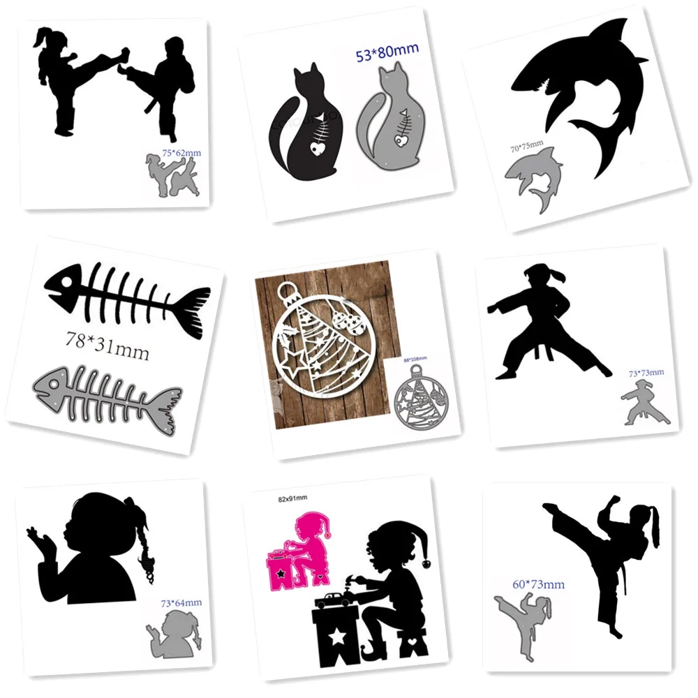 Metal Cutting Dies Decoration Scrapbook Paper Craft Knife Mould Blade Punch Stencils
Metal Cutting Dies Decoration Scrapbook Paper Craft Knife Mould Blade Punch Stencils