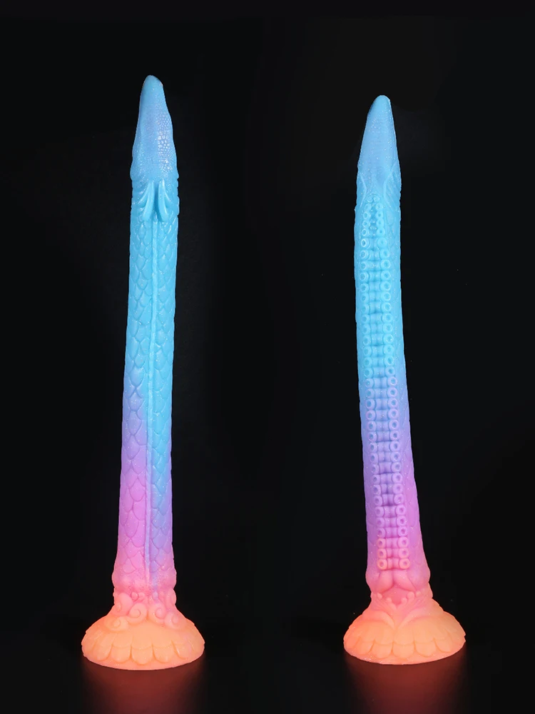 Luminous Long Silicone Butt Plug Anal Dildo Anus Masturbator Dilator Prostate Massage Anal Plug Adult Sex Toys For Men Woman Gay Luminous Long Silicone Butt Plug Anal Dildo Anus Masturbator Dilator Prostate Massage Anal Plug Adult Sex Toys For Men Woman Gay