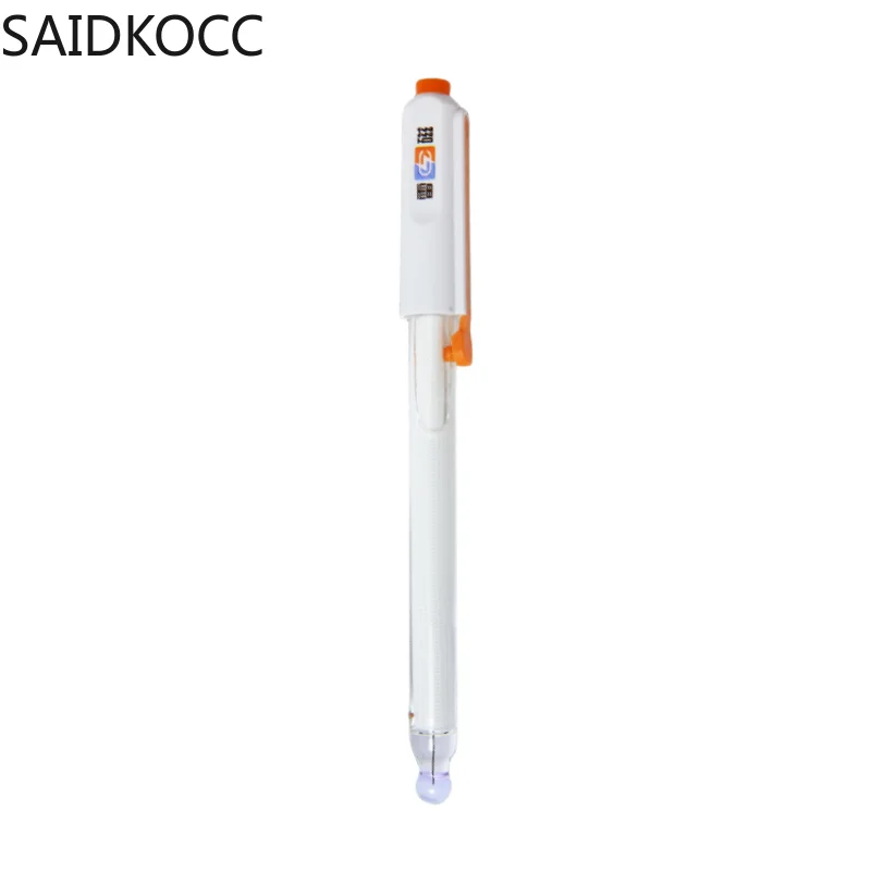 

Refillable Glass pH electrode probe sensor Rechargeable Glass shell BNC connector for cream cheese semisolid for lab