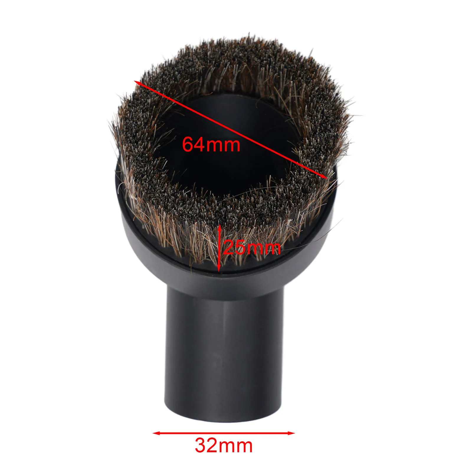 Head Brush 1 X Round Accessories Horsehair Hose Hair Black Dust Dusting Hose hair Part Replace 1 x 32mm Tool Vac
Head Brush 1 X Round Accessories Horsehair Hose Hair Black Dust Dusting Hose hair Part Replace 1 x 32mm Tool Vac