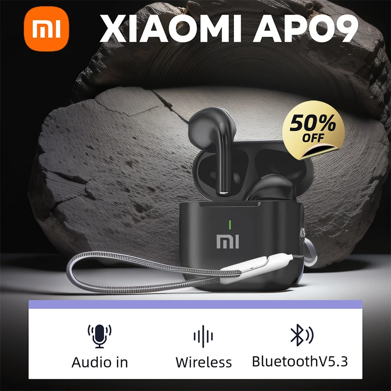 Xiaomi TWS AP05 Bluetooth 5.3 Earphones Mijia True Wirless Headphones 9D Stereo Earbuds Sport Waterproof Headset Built-in Mic
Xiaomi TWS AP05 Bluetooth 5.3 Earphones Mijia True Wirless Headphones 9D Stereo Earbuds Sport Waterproof Headset Built-in Mic
