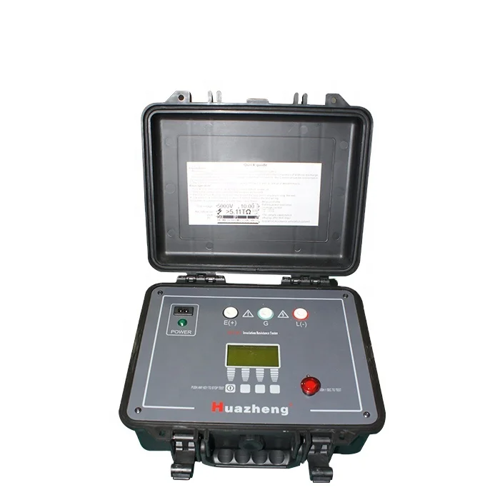 

Huazheng Electric 5kv Portable Megger Meter Digital Megohmmeter Insulation Resistance Tester 5kv
