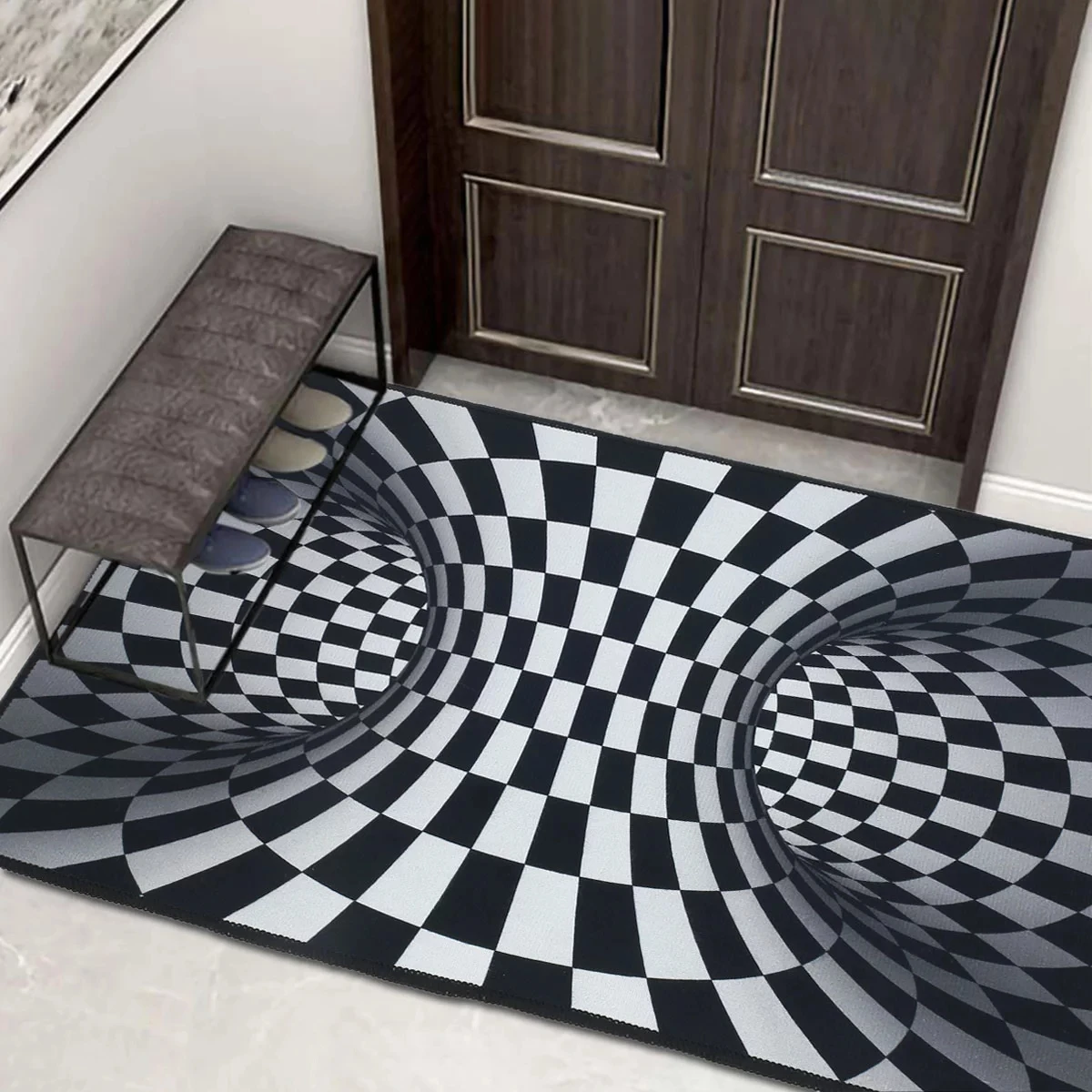3D Carpet Bottomless Hole Optical Illusion Area Rug Polyester Fiber 40*60cm Bedroom Kitchen Bathroom Home Holiday Decoration
3D Carpet Bottomless Hole Optical Illusion Area Rug Polyester Fiber 40*60cm Bedroom Kitchen Bathroom Home Holiday Decoration