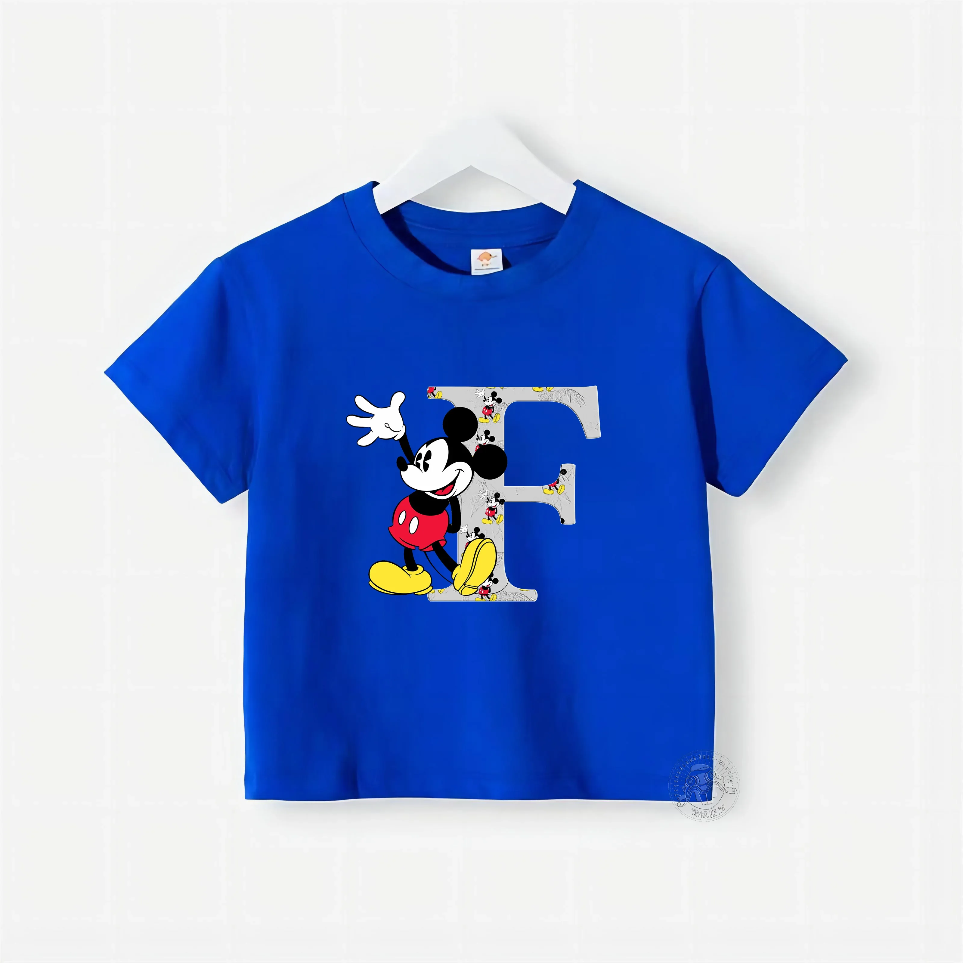 Disney Mickey Minnie monogram Print Cotton T-shirt Comfortable crew neck Short sleeve top Boys Girls cotton T-shirt top
Disney Mickey Minnie monogram Print Cotton T-shirt Comfortable crew neck Short sleeve top Boys Girls cotton T-shirt top