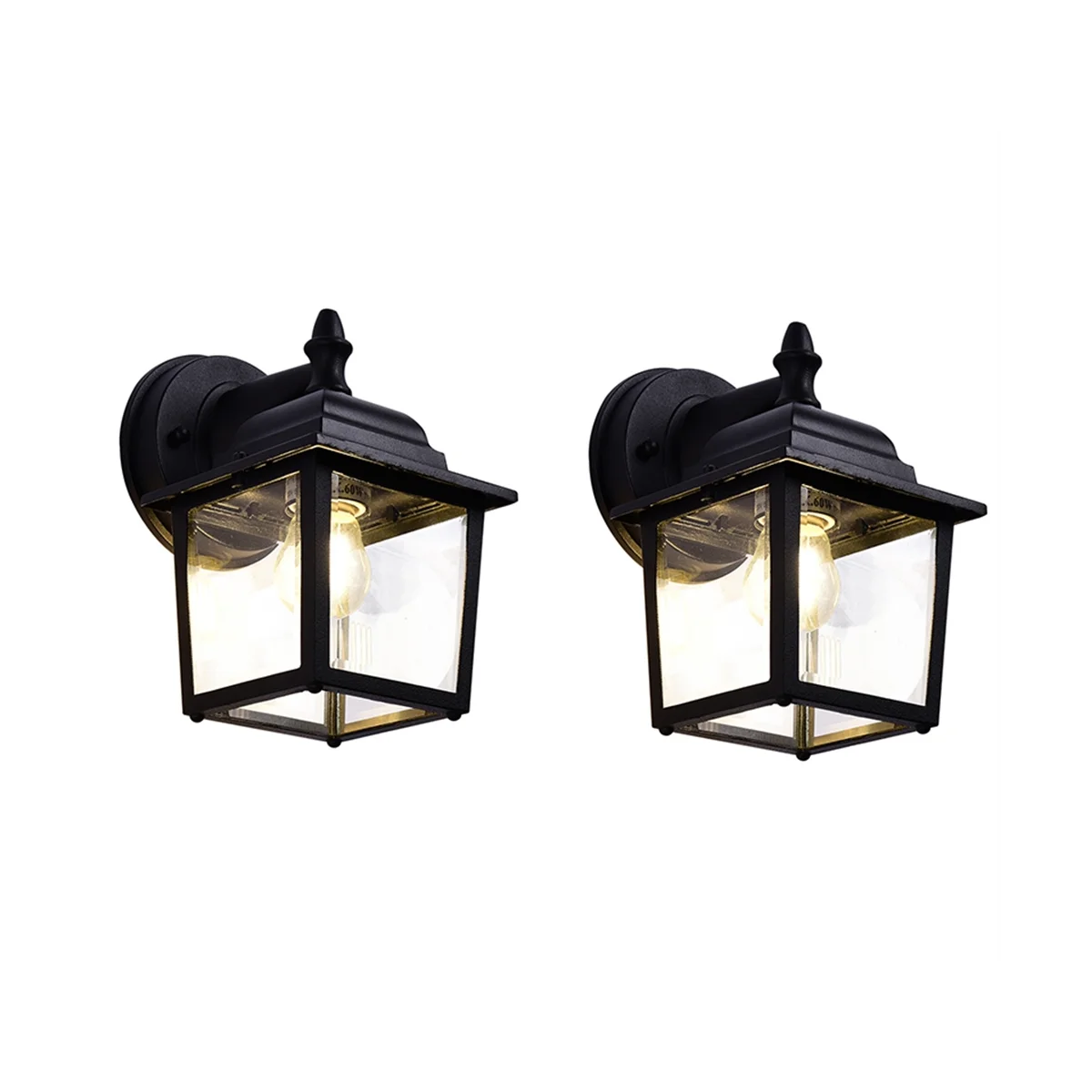 Outdoor Wall Lantern, Exterior Waterproof Wall Sconce Light Fixtures, Black Front Door Wall Lighting with Clear Beveled
Outdoor Wall Lantern, Exterior Waterproof Wall Sconce Light Fixtures, Black Front Door Wall Lighting with Clear Beveled