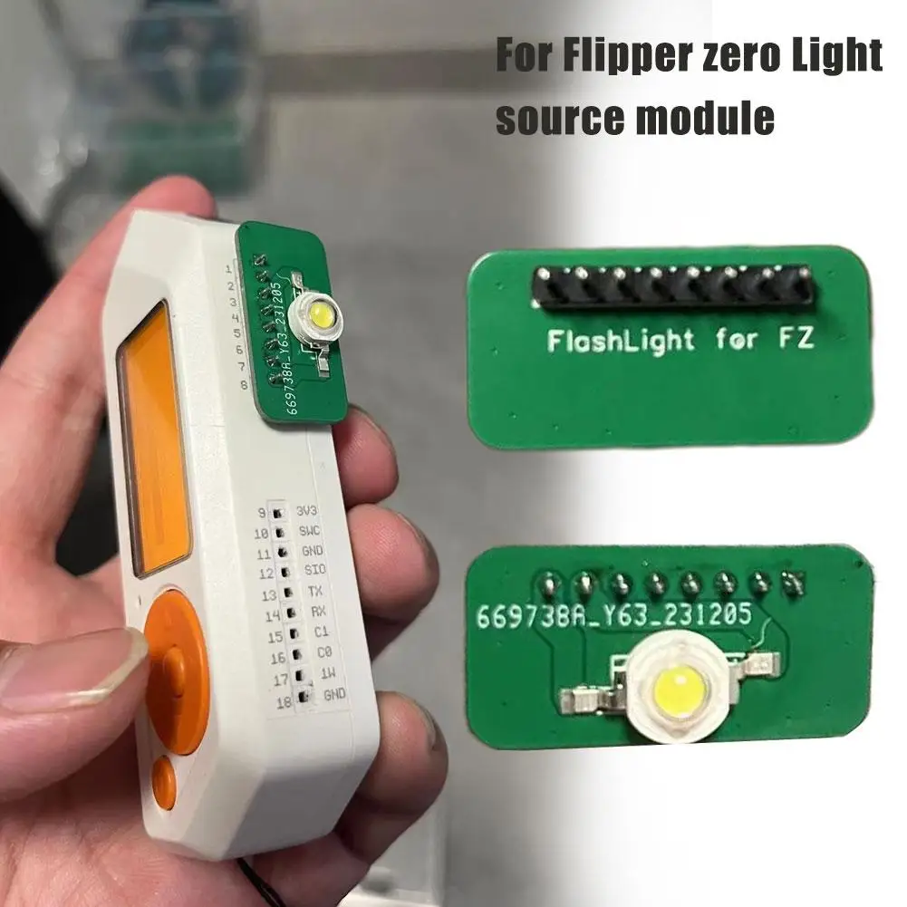 1W LED Light Lamp For Flipper Zero Light Source Module For Flipper Zero Modification Game Accessories
1W LED Light Lamp For Flipper Zero Light Source Module For Flipper Zero Modification Game Accessories