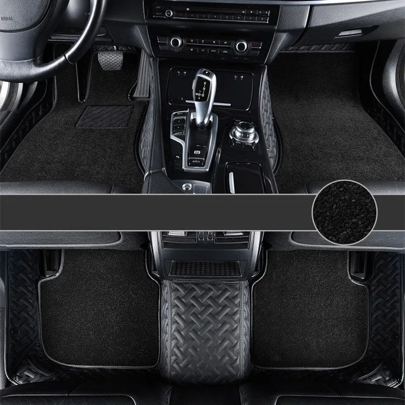 

High quality rugs! Custom special car floor mats for Volvo V60 2024-2020 non-slip waterproof double layers carpets,Free shipping