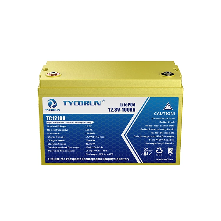 Tycorun power bank portable deep cycle 12v 100ah lifepo4 battery for solar system storage
Tycorun power bank portable deep cycle 12v 100ah lifepo4 battery for solar system storage