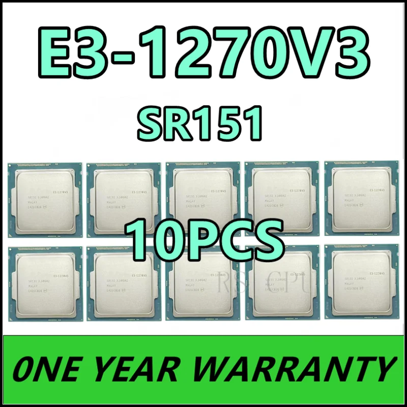 10 шт. E3-1270 v3 E3 1270 v3 E3 1270v3 SR151 3,5 ГГц четырехъядерный восьмипоточный ЦПУ процессор L2 = 1M L3 = 8M 80W LGA 1150
10 шт. E3-1270 v3 E3 1270 v3 E3 1270v3 SR151 3,5 ГГц четырехъядерный восьмипоточный ЦПУ процессор L2 = 1M L3 = 8M 80W LGA 1150