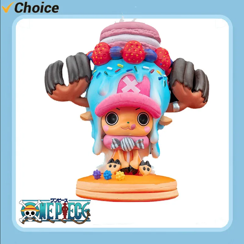 

11cm/4.33inch One Piece Candy Dessert Cake Tony Tony Chopper PVC Material Decoration Car Decoration Holiday Gifts For Children